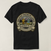 Buzzed en Lit Lager T-shirt (Design voorkant)