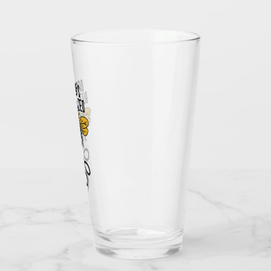 "Buzzed" met Bee Custimizable Beer Glas (Links)