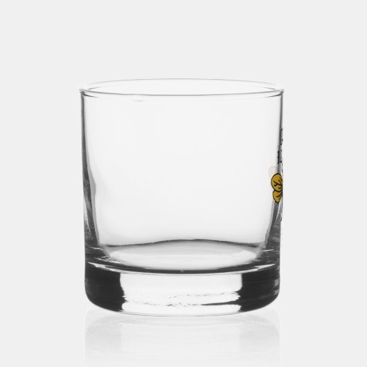 "Buzzed" met Bee Custimizable Whiskey Glass Whisky Glas (Rechts)