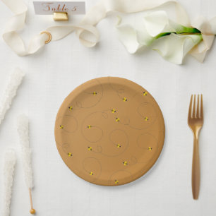 Buzzen Baby shower amber Papieren Bordje