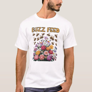 Buzzfeed Parodie: Boeket van bloemen en honingbije T-shirt