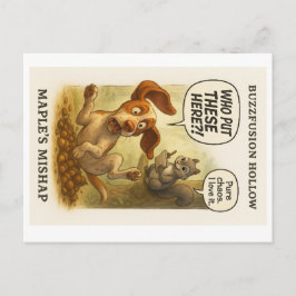 Buzzfusion Hollow Maple's Mishap Wenskaart! Briefkaart