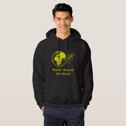Buzzin' Around the World Hoodie (Voorkant volledig)
