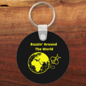 Buzzin' Around the World Sleutelhanger (Voorkant)