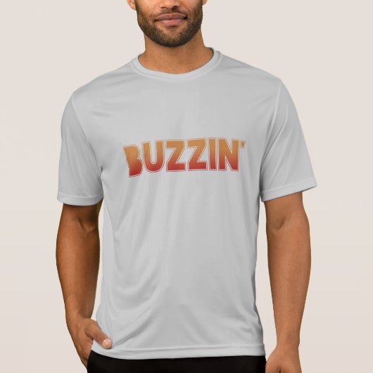 BUZZIN' Manchester Mancunian Slang Dialect T-shirt (Voorkant)