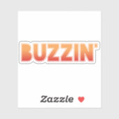 BUZZIN' Manchester Slang Dialect Sticker (Vel)