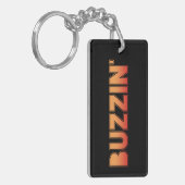 Buzzin' Manchester Slang, Mancunian Dialect Sleutelhanger (Voorkant Links)