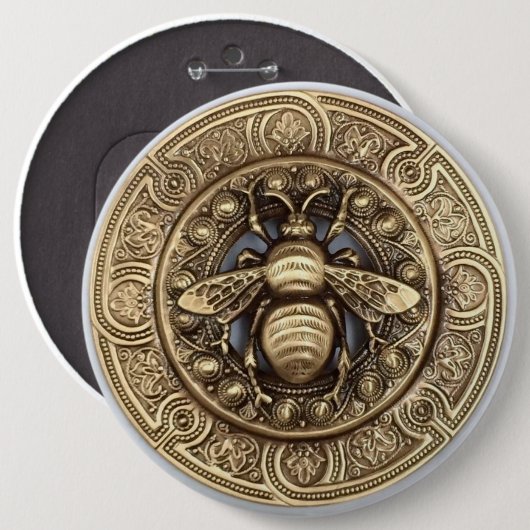 "Buzzing Beauty: Bee-geïnspireerd Button Collectie (Voorkant /achterkant)