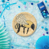 Buzzing Bee Honeycomb Bijenkorf Papieren Bordje (Feest)