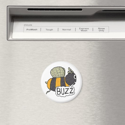 Buzzing Bee Magneet (Insitu (Vaatwasser))