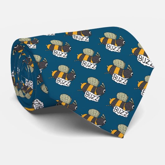 Buzzing Bee Stropdas (Opgerold)