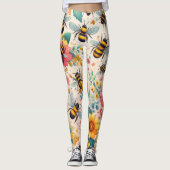 Buzzing Blooms Leggings (Voorkant)
