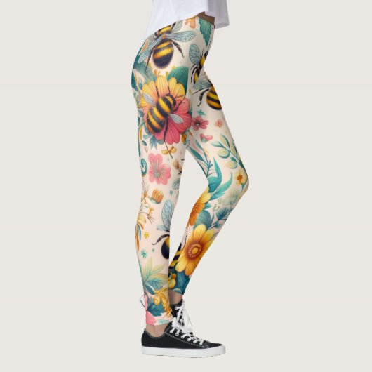 Buzzing Blooms Leggings (Rechts)