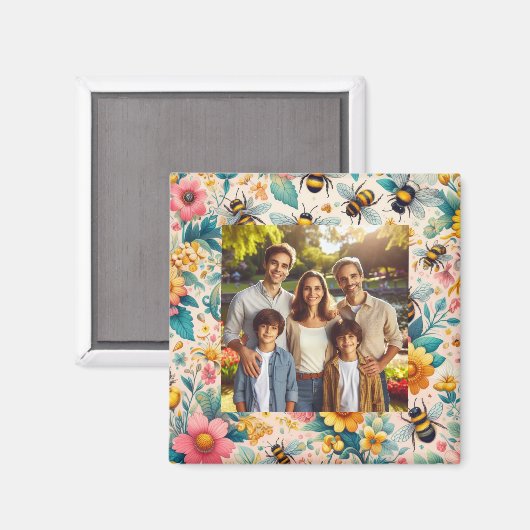 Buzzing Blooms Magneet (Voorkant / Achterkant)