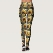 Buzzing Dreams: Sunflower Bee Dreamcatcher Leggings (Achterkant)