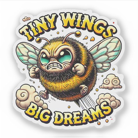 Buzzing for Greatness Sticker (Voorkant)