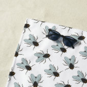 Buzzing House Flies Fly Swatter Insect Yucky Bug Strandlaken (In situ)