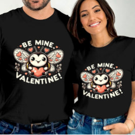 Buzzing Love Bee Mine Valentijnsdag T-shirt