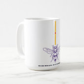 Buzzing met Gear: Robo-Bee Style! Koffiemok (Voorkant links)