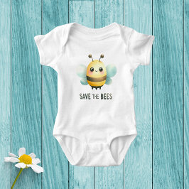 Buzzing met schattigheid Baby Jersey Bodysuit