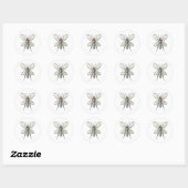 Buzzing Mosquito Sticker - een kleine vervelende v (Vel)