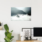 Buzzing Neuschwanstein Poster (Thuiskantoor)