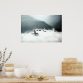 Buzzing Neuschwanstein Poster (Keuken)