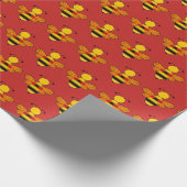 Buzzing van bijen cadeaupapier (Hoek)