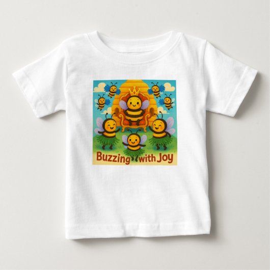 Buzzing with Joy – Schattigee bijenkoninkrijksvier (Voorkant)