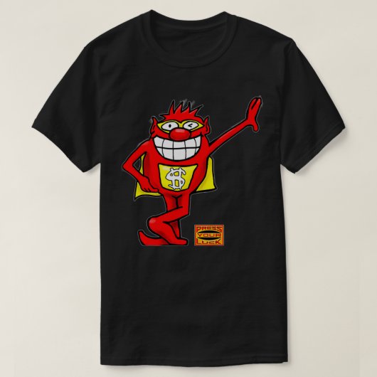 BUZZR Druk op je luiphoed T-shirt (Design voorkant)