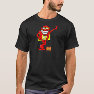 Buzzr drukt op je lul t-shirt