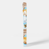 Buzzy Bee and Honey Hive Pattern gepersonaliseerd Case-Mate iPhone Case (Achterkant / Links)