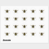 Buzzy BEE - Behoud - Ecologie - Natuur - Ronde Sticker (Vel)