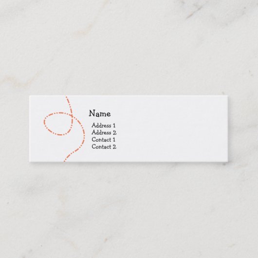 Buzzy Bee Mini Visitekaartje (Voorkant)