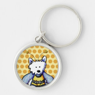 Buzzy Bee Westie Sleutelhanger