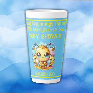 Buzzy beginnende honingbij-tot-bijen Baby shower Latte Mok