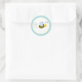 Buzzy Bijen Bumble Bee Envelope Seals / Toppers 20 Ronde Sticker (Tas)