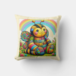 Buzzy Patchwork Blossom Kussen