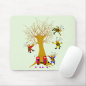 Buzzy Tree Adventure Ladybugs en bijen spelen in  Muismat (Met muis)