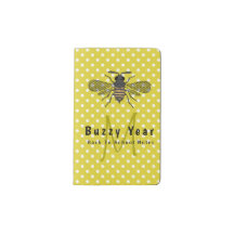 BUZZY YEAR Monogram BEE Yellow Polkadots student