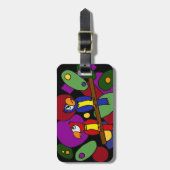 BV - Abstract kunstkunstBagagelabel voor kunstschi Bagagelabel (Voorkant verticaal)