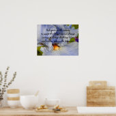 BV- Serenity Prayer Iris Poster (Keuken)