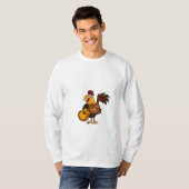 BV- Shirt met rooster en gitaar (Voorkant volledig)