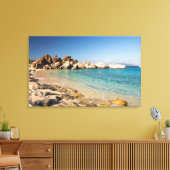 BVI, Virgin Gorda, het Baths National Park Canvas Afdruk (Insitu (Woonkamer))