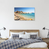 BVI, Virgin Gorda, het Baths National Park Canvas Afdruk (Insitu (Slaapkamer))