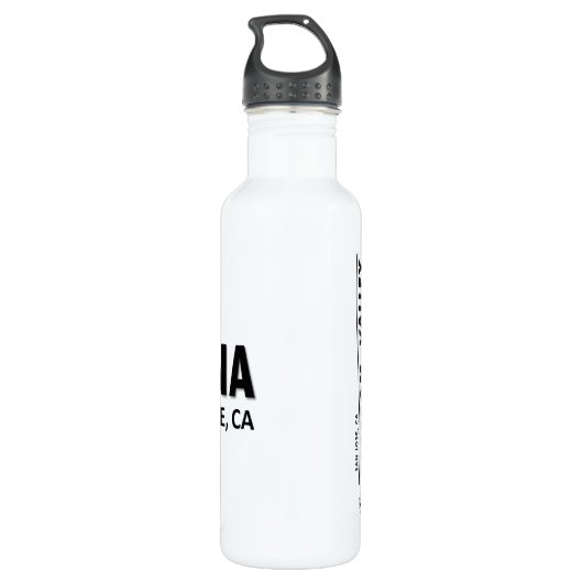 BVNA-waterfles (24 oz) wit Waterfles (Achterkant)