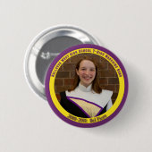 BW10- (209) RONDE BUTTON 5,7 CM (Voorkant /achterkant)