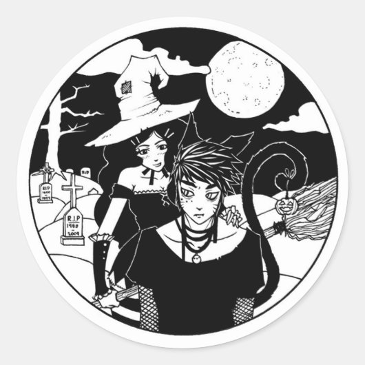 BW14 RONDE STICKER (Voorkant)