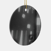 BW backgammon Keramisch Ornament (Rechts)