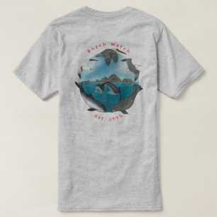 BW Basic T — GFNMS-logo op rug T-shirt